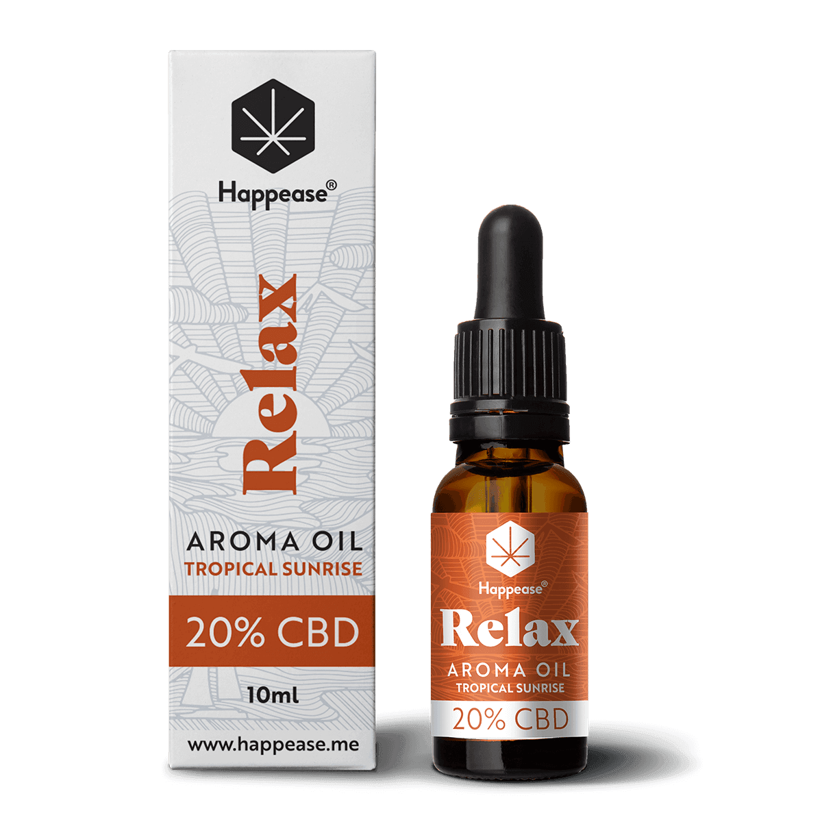 Happease Huile CBD Relax — Tropical Sunrise