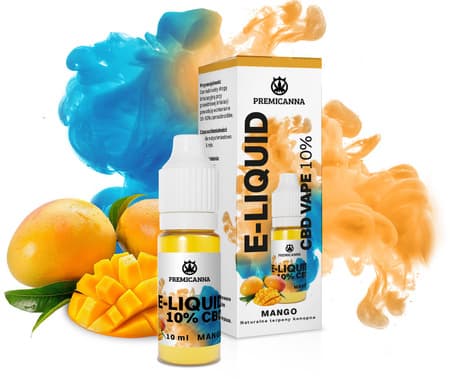 Premicanna CBD E-Liquid 10% Mango — 10ml Vape Juice