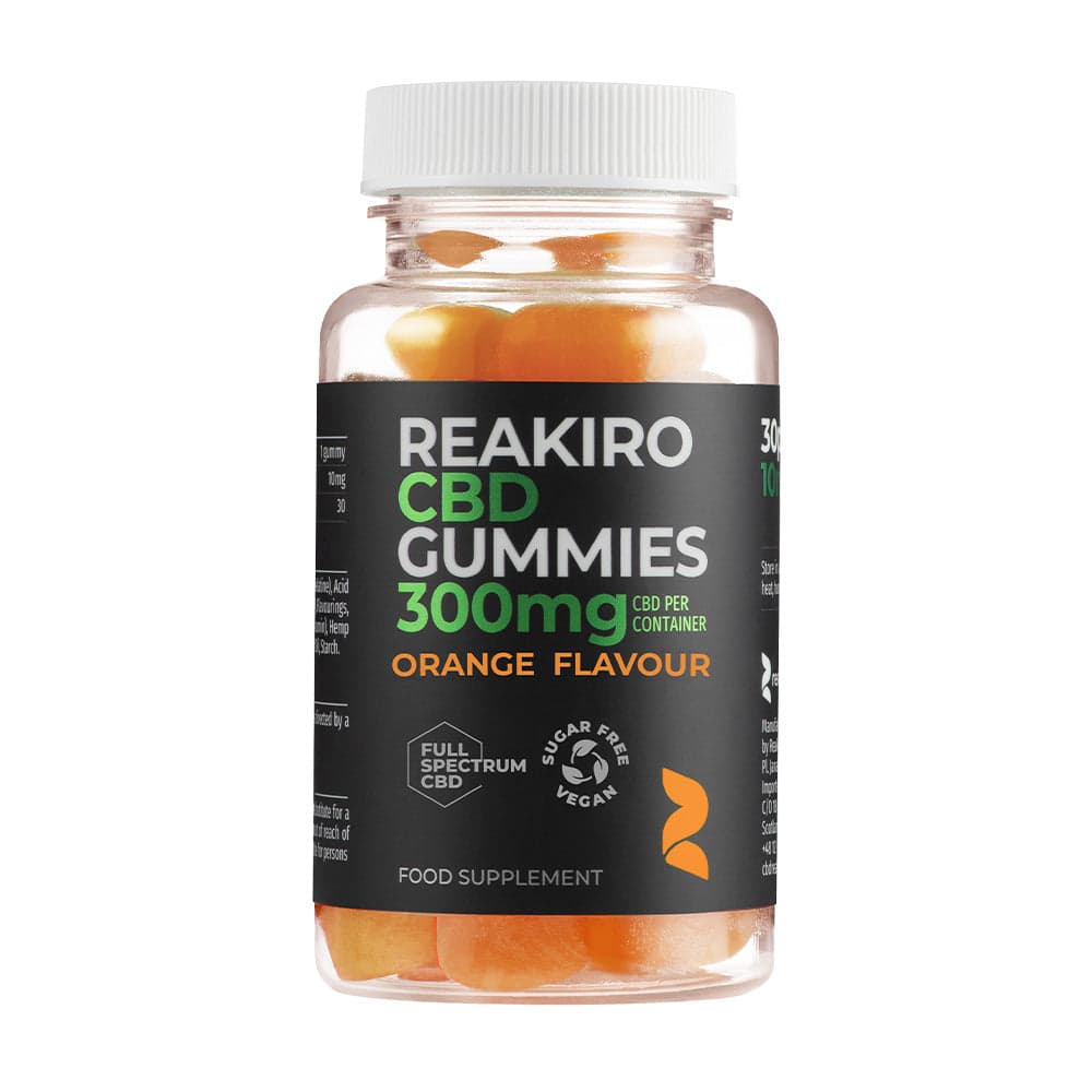 CBD Vegan Gummies 300mg 30pcs - Orange Flavour