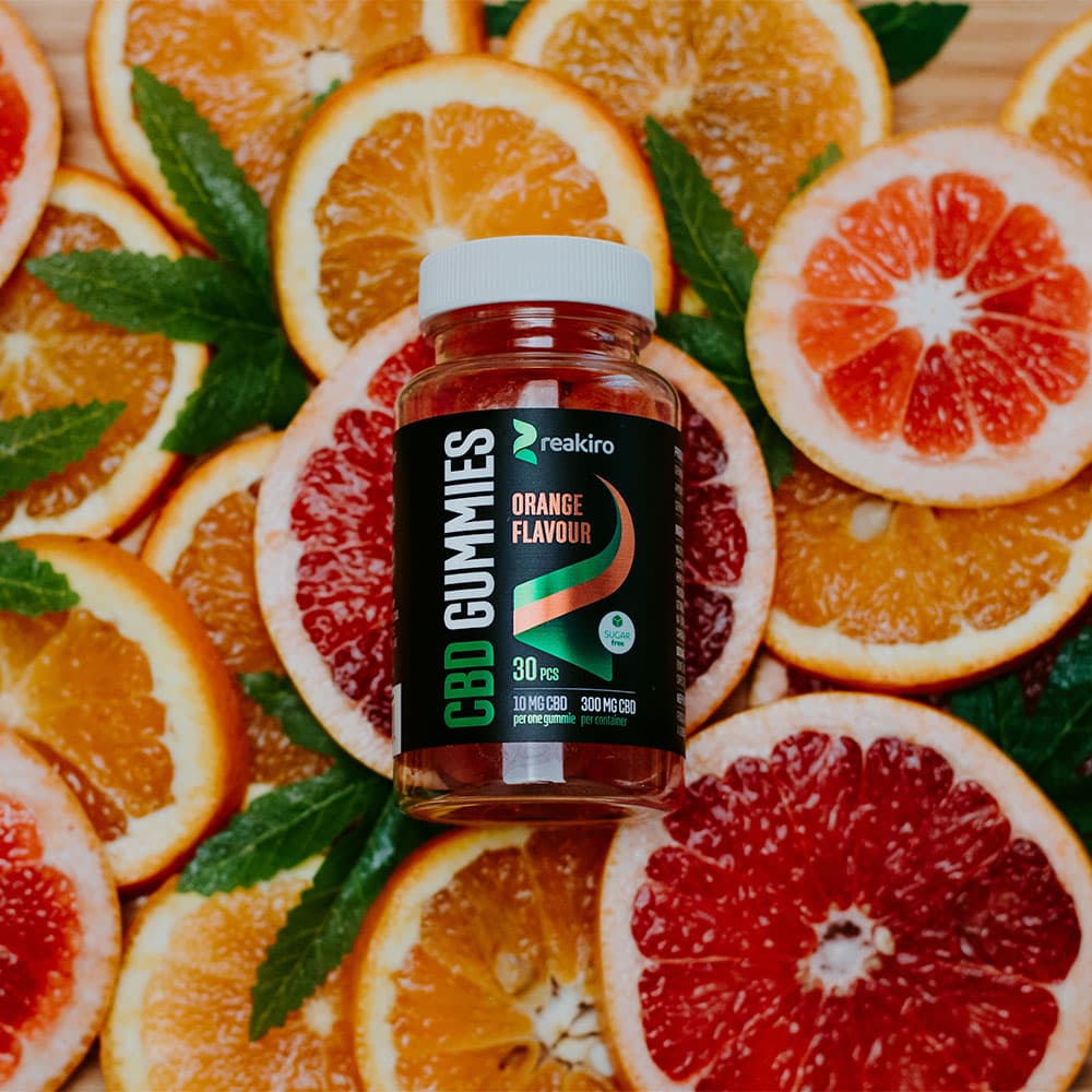 CBD Vegan Gummies 300mg 30pcs – Orange Flavour – Image 3