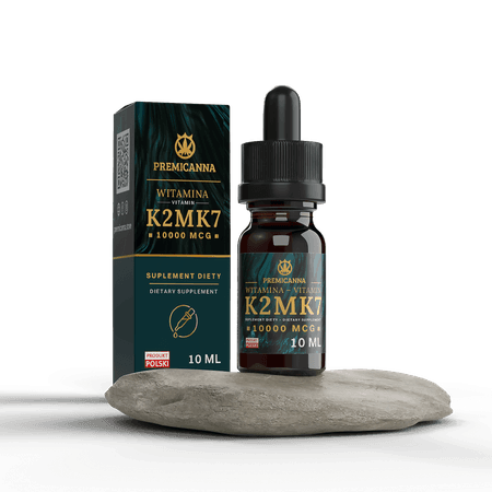 Premicanna Vitamin K2 MK-7 — 50mcg Drops for D3 Absorption