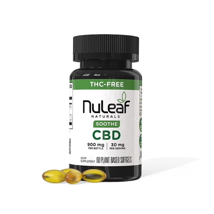 NuLeaf CBD Soothe Softgels