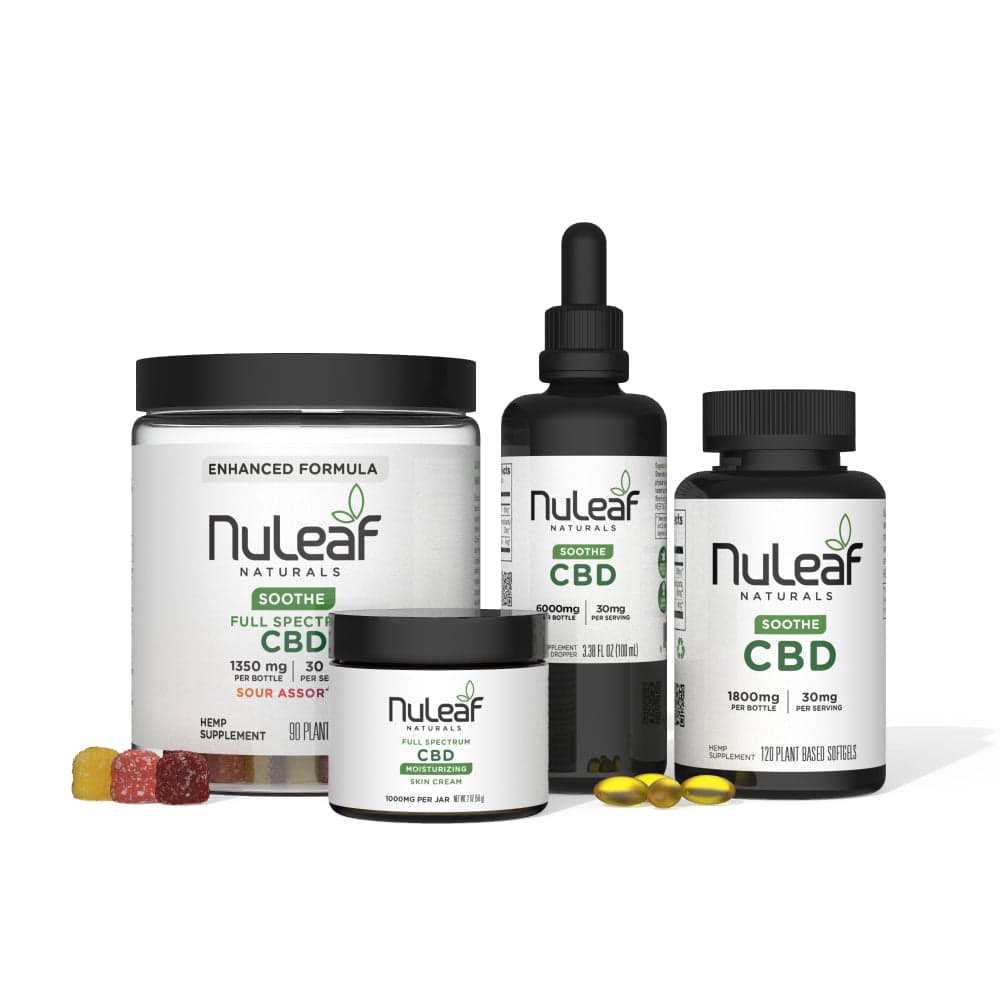 NuLeaf Naturals CBD Wellness Bundle - Full Day Support