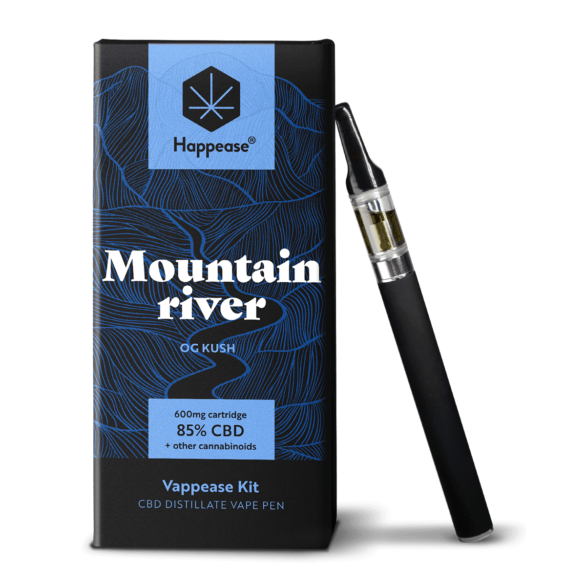 Happease Vape Starter Kit — Mountain River (85% CBD)