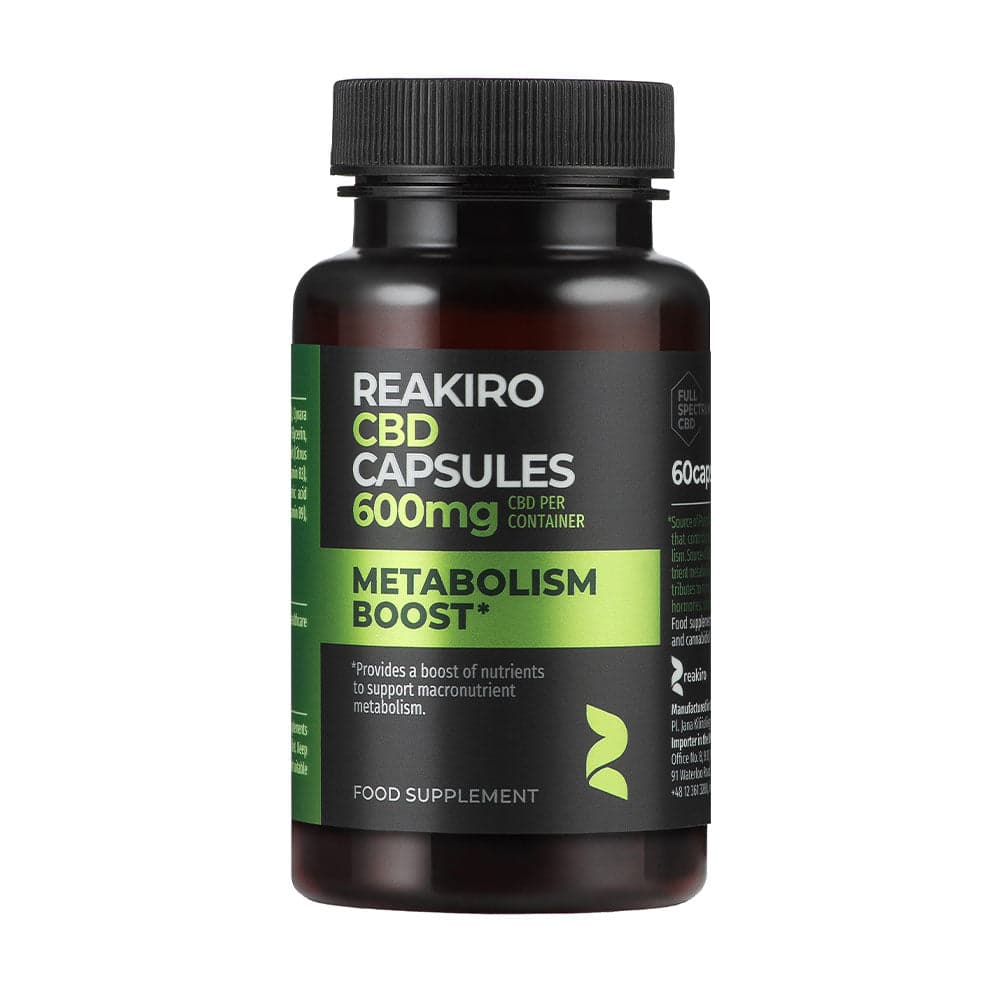 Metabolism Boost CBD Capsules 600mg