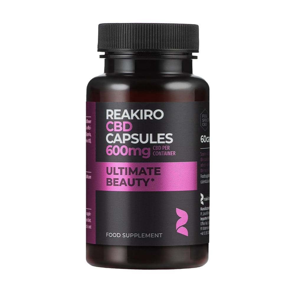 Ultimate Beauty CBD Capsules 600mg